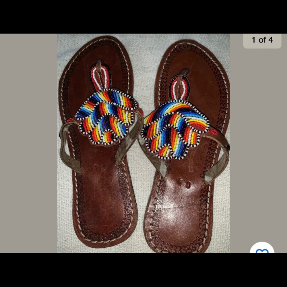 Handmade African Slippers - Picture 6 of 8